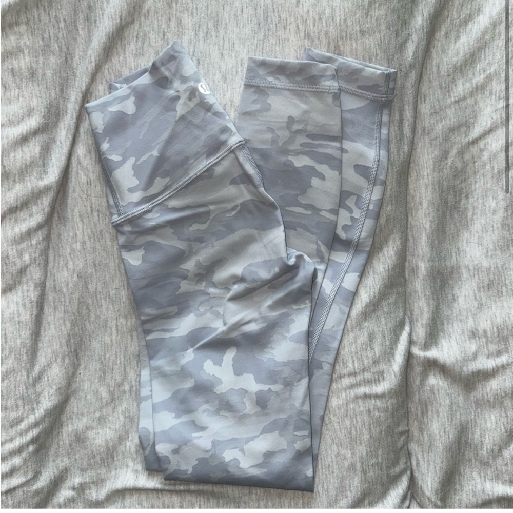 Lululemon Camo Ribbed Leggings